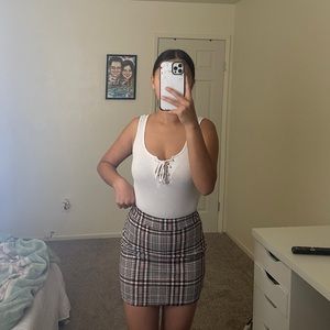 Plaid Skirt